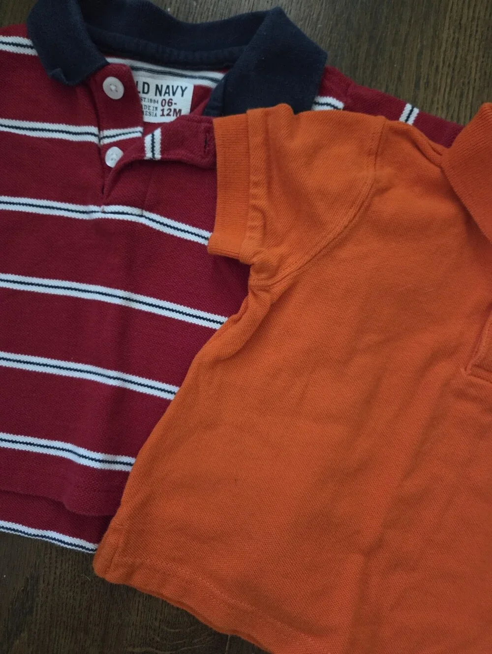 Boys 6/9M Lot Of 2 Short-Sleeve Polo Shirts
